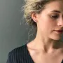 Золотые серьги - клаймберы Кружки с05944 Оникс
