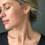 Золотые серьги - клаймберы Кружки с05944 Оникс
