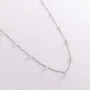 Серебряное колье с фианитами 181198 Оникс 65
