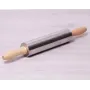 Качалка 38см из нержавеющей стали с деревянными ручками Kamille DP37397