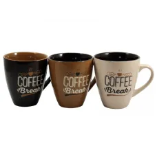 Набор кружок 540 мл Interos Coffee Break 6 шт KW 121 (81143) Набор кружок 540 мл Interos Coffee Break 6 шт KW 121 (81143)