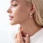 Серебряные серьги Капельки 123103 Оникс