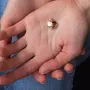 Кулон Сердце в красном золоте п03664 Оникс