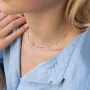 Серебряное колье с фианитами 181206 Оникс 43