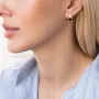 Серьги Совершенство в красном золоте с07823 Оникс