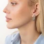 Серебряные серьги Крылья 12112 Оникс