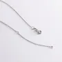 Золотое колье Крестик с бриллиантами 112131121 Оникс 45