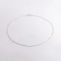 Колье - цепочка в красном золоте ц00454 Оникс 40