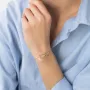Браслет Два мальчика в желтом золоте з2089ж Оникс 19