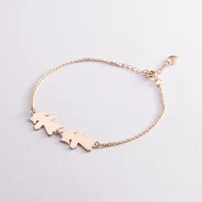 Браслет Две девочки в желтом золоте з2088ж Оникс 19 Браслет Две девочки в желтом золоте з2088ж Оникс 19