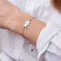 Браслет Девочка в белом золоте з2077б Оникс 19