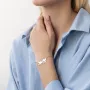 Браслет Два мальчика в белом золоте з2089б Оникс 19