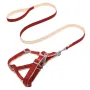 Шлея для собак с поводком Pipitao Cage 1.5*120 см Red (8918-35857)
