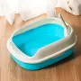 Туалет для кошек с лопаткой Taotaopets 226611 Blue 40х29х13.5 см