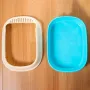 Туалет для кошек с лопаткой Taotaopets 226611 Blue 40х29х13.5 см