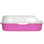 Туалет для кішок з лопаткою Taotaopets 226611 Pink 40х29х13.5 см