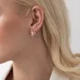 Золотые серьги Пантеры с07740 Оникс