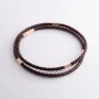 Ювелирный шнурок с золотой застежкой 73082400 Оникс 55
