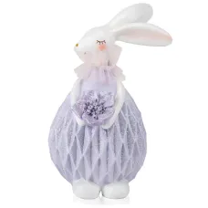 Фигурка интерьерная Rabbit in purple 17 см Lefard AL117971 Фигурка интерьерная Rabbit in purple 17 см Lefard AL117971