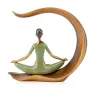 Фігурка інтер'єрна Girl in the lotus position 27 см ArtDeco AL117996