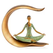 Фигурка интерьерная Girl in the lotus position 27 см ArtDeco AL117996 Фигурка интерьерная Girl in the lotus position 27 см ArtDeco AL117996