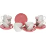 Кофейный набор на 6 персон 240мл Pink-Gray Marble Bona DP118087