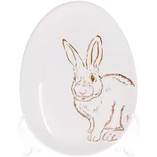 Блюдо в наборе 16.5х12х2см White-Gold Bunny Bona DP118448