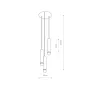 Люстра Nowodvorski 7855 BATON SOLID BRASS III ZWIS