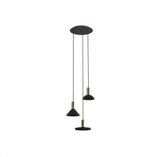 Люстра Nowodvorski 8030 HERMANOS III BLACK/SOLID BRASS