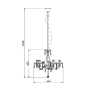Люстра Zuma Line MAGNOLIA RLD94016-5B