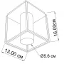 Точечный светильник TOWER 1 R WH Imperium Light 213113.01.01