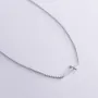 Серебряное колье Крестик 1094 Оникс 41