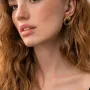 Золотые серьги Кольца с06100 Оникс