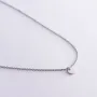 Серебряное колье Монетка 1106 Оникс 41