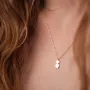 Колье Девочка в желтом золоте (фианит) кол02197 Оникс 45