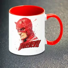 Чашка Fan Girl Шкіряний голова Марвел (1051) 330 мл Червоний