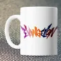 Чашка Fan Girl лого Євангеліон - Evangelion (15760) 330 мл Білий