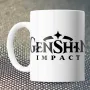 Чашка Fan Girl лого Геншин Імпакт - Genshin Impact (15731) 330 мл Білий