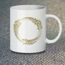 Чашка Fan Girl Логотип The Elder Scrolls V: Skyrim (4737) 330 мл Білий