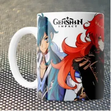Чашка Fan Girl Кейя и Дилюк Геншин Импакт - Genshin Impact (15729) 330 мл Белый Чашка Fan Girl Кейя и Дилюк Геншин Импакт - Genshin Impact (15729) 330 мл Белый