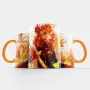 Чашка Fan Girl Кеджуро Клинок рассекающий демонов - Demon Slayer: Kimetsu no Yaiba (15757) 330 мл Оранжевый