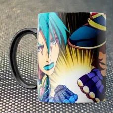 Чашка Fan Girl Джотаро и Джолин Невероятные приключения ДжоДжо - JoJo’s Bizarre Adventure (15761) 330 мл Черный