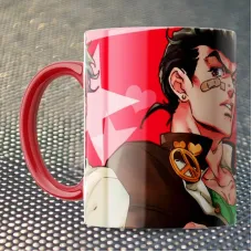 Чашка Fan Girl Джоске и Рохан Невероятные приключения ДжоДжо - JoJo’s Bizarre Adventure (15763) 330 мл Красный