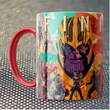 Чашка Fan Girl Війна нескінченності Марвел - Marvel (15769) 330 мл Червоний