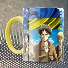Чашка Fan Girl Атака на Титанов Attack on Titan UA (15435) 330 мл Желтый