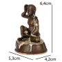 Статуя HandiCraft Міларепи 6,4 см Коричневей (26336)