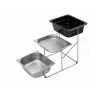 Трирівнева підставка з нержавіючої сталі One Chef 68×32×42 см