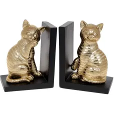 Книжный интерьерный держатель Bona Gold-Cats 25х9х17 см Золотой DP119971 Книжный интерьерный держатель Bona Gold-Cats 25х9х17 см Золотой DP119971