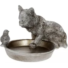 Подставка для ювелирных изделий Bona Kitten with a bird 14х17.5х24 см Cтальной DP119975 Подставка для ювелирных изделий Bona Kitten with a bird 14х17.5х24 см Cтальной DP119975