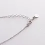 Серебряное колье с буквой Д 18962б Оникс 45